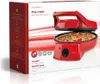 Nedis FCPM100FRD, 1 Pizza/Pizzen, Schwarz, Rot, 30 cm, 230 Produktbild-Vorschau 13