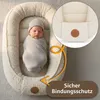 Baby Nest Neugeborene Nestchen tragbar Kuschelnest 90x50 cm Produktbild-Vorschau 5