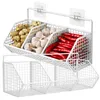 Witte wandorganizer met 3 vakken, ophangkorting voor de Productafbeelding-voorbeeld 2