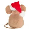 Teddy Hermann Kuscheltier Weihnachtsmaus mit Mistelblatt 11 Produktbild-Vorschau 3