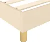 vidaXL Box spring bed frame cream 80x200 cm látka Náhled obrázku produktu 7
