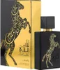 A perfume bottle and its packaging are displayed against a white background. Produktbild-Vorschau