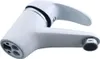 A white and silver bathroom faucet is shown against a white background. Produktbild-Vorschau