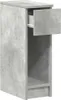 vidaXL Nachtkastje met lade, betonkleur, 20x36x60 cm Productafbeelding-voorbeeld 5