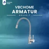 VBChome Küchenarmatur mit flexibler Grau Silikonbrause – Produktbild-Vorschau 2
