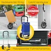 ELONEO Einkaufstrolley klappbar, Einkaufswagen mit Produktbild-Vorschau 3