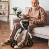 COSTWAY Rollator 5-Fach für Wohnung, Gehhilfe Indoor Produktbild-Vorschau 2
