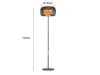 stehleuchte Vapore158 cm Stahl/Glas Produktbild-Vorschau 4
