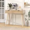 COSTWAY rattanowa konsola z wysuwaną szufladą, stolik Podgląd zdjęcia produktu 4