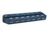 MediaRange USB-HUB 7-Port USB 2.0 extern schwarz Produktbild-Vorschau 1
