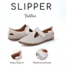 Gemini Damen Slipper Leder mit Lochmuster T-Riemen und Produktbild-Vorschau 9