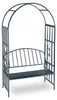 Relaxdays Rosenbogen mit Bank, robustes Metall, 2-Sitzer Produktbild-Vorschau 9