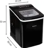 Ruhhy 25565 Výrobník ľadu 12Kg/24h čierny Náhľad obrázku produktu 11