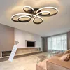 ZMH LED Stropní Lampa Černá Stropní Lampa 80CM Stmívatelná Náhled obrázku produktu 1