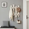 Wandgarderobe 'Raseborg' met 16 haken, 60 x 80 cm, beige Productafbeelding-voorbeeld 3