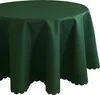Tovaglia Ø 170 cm in verde scuro per tavolo da pranzo e Anteprima dell’immagine prodotto 1