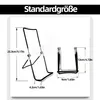 Metall Buchständer 6er Set, verstellbare & faltbare Produktbild-Vorschau 2