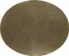 A close-up, isolated shot of a round, antique bronze-colored table. Produktbild-Vorschau