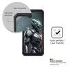 A smartphone with a protective film and a futuristic robot illustration. Anteprima dell’immagine prodotto