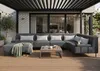 Garten-Ecksofa Borneo XL Dunkelgrau Rechts – Wetterfestes Produktbild-Vorschau 2