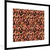 MuchoWow® Gerahmtes Poster Rosa - Pantherdruck - Gold - Produktbild-Vorschau 1
