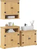 vidaXL Set di mobili da bagno 3 pezzi Legno di pino Anteprima dell’immagine prodotto 1