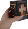A hand holding a black and orange laser level. Náhľad obrázku produktu