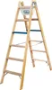 Geis & Knoblauch Stehleiter Holz Stufen ERGO Plus 2x6 Produktbild-Vorschau 2