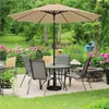 Yaheetech Sonnenschirm Φ 300 cm Kippbar Gartenschirm mit Produktbild-Vorschau 2