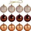 Palline di Natale, O 6 cm, set di 12, nero Anteprima dell’immagine prodotto 4