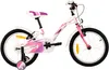 Dětské kolo SPRINT ALICE 18", 1 SP, bílo-růžové, HARDTAIL Náhled obrázku produktu 1