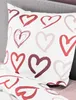 Bierbaum Mako-Satin Bettwäsche 155x220 Herzen weiß rot rosa Produktbild-Vorschau 2
