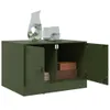 Design Couchtisch Olivgrün 67x50x44 cm Stahl, Couchtische Produktbild-Vorschau 5