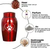 Profesionálna mini urna na popol - 1000 ml - Červená urna Náhľad obrázku produktu 7