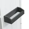 A close-up view of a gray shelf attached to a white wooden wall. Produktbild-Vorschau
