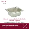 HOOZ GN Behälter 1/6 Edelstahl, 100 mm Höhe Wärmebehälter Produktbild-Vorschau 6