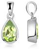 MATERIA Peridot Anhänger Silber 925 grün Tropfen Edelstein Produktbild-Vorschau 4