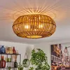 Aidone moderne Deckenlampe aus Metall/Bambus in Produktbild-Vorschau 1