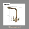 KLARWERK® Felix | Grifo retro de 3 vías, acero inoxidable, Vista previa de la imagen del producto 9