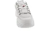 A white Fila sneaker is shown from the front on a white background. Anteprima dell’immagine prodotto