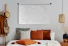 MuchoWow® Wandteppich Wandbehang Wand - Weiß - Farbe 120x80 Produktbild-Vorschau 4