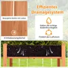 Letto da giardino rialzato COSTWAY con traliccio, cassetta Anteprima dell’immagine prodotto 5