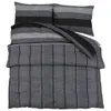 vidaXL Set di biancheria da letto grigio scuro 140x200 cm Anteprima dell’immagine prodotto 1