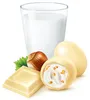 Czekoladowe Bons White dla dzieci z nadzieniem z mlecznego Podgląd zdjęcia produktu 6