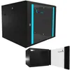 Extralink 19 inch Wandrackkast 9U 600x600 mm Zwart Productafbeelding-voorbeeld 1