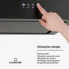 Hotte lustre en îlot 596m³/h Panneau LED EEK A Voir les images du produit 4