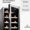 Klarstein Smart vinotéka, 1zónová vinotéka s prosklenými Náhled obrázku produktu 4