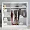 Schwebetürenschrank, 3-türig Schrank 200 cm mit Spiegel Produktbild-Vorschau 3