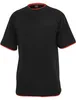 Urban Classics - CONTRAST Tall Tee schwarz / rot - L Voir les images du produit 10