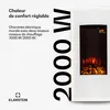 Klarstein Cheminée Electrique Encastrable, Chauffage Voir les images du produit 2